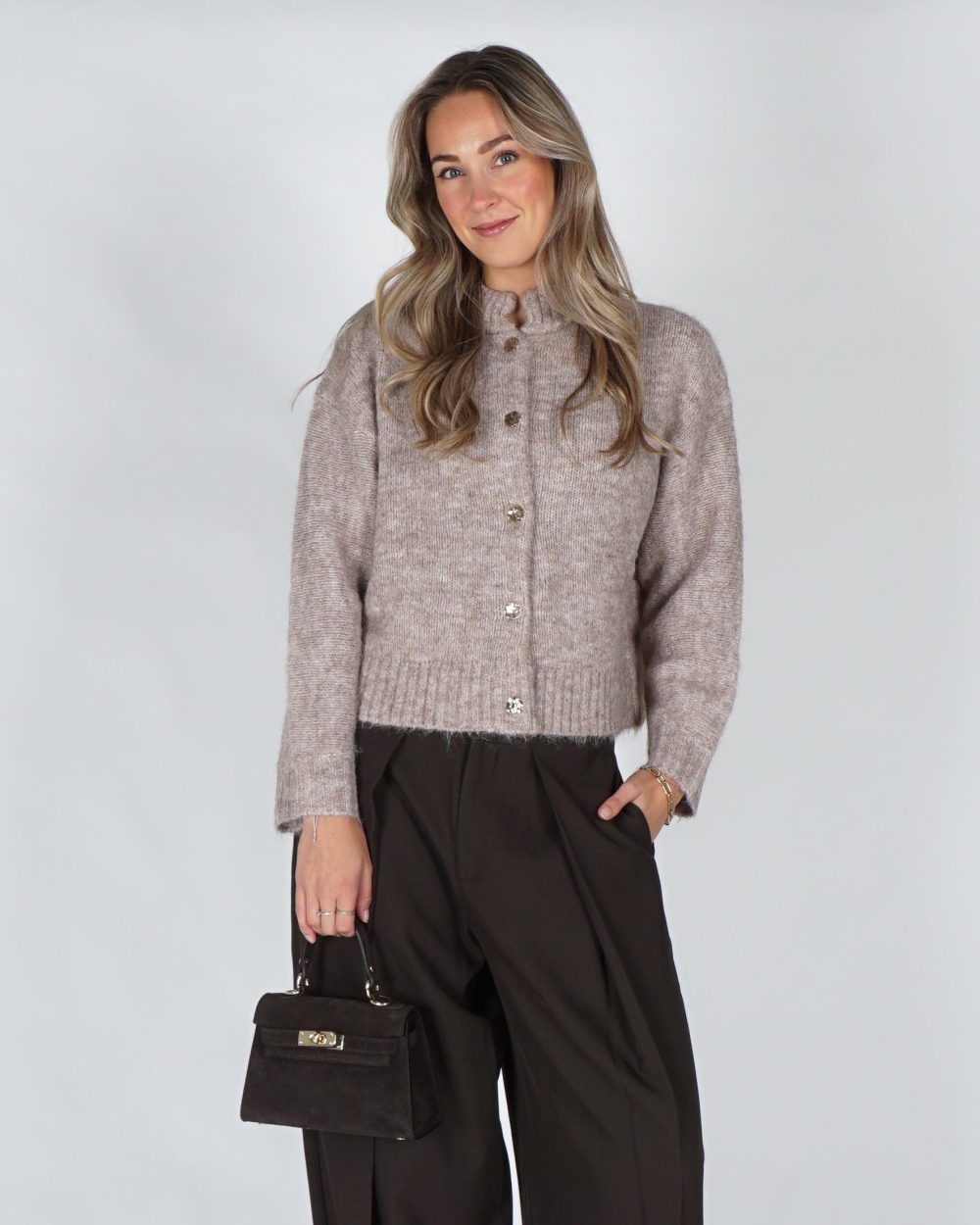 Neo Noir VEST TAURA FLUFFY Beige