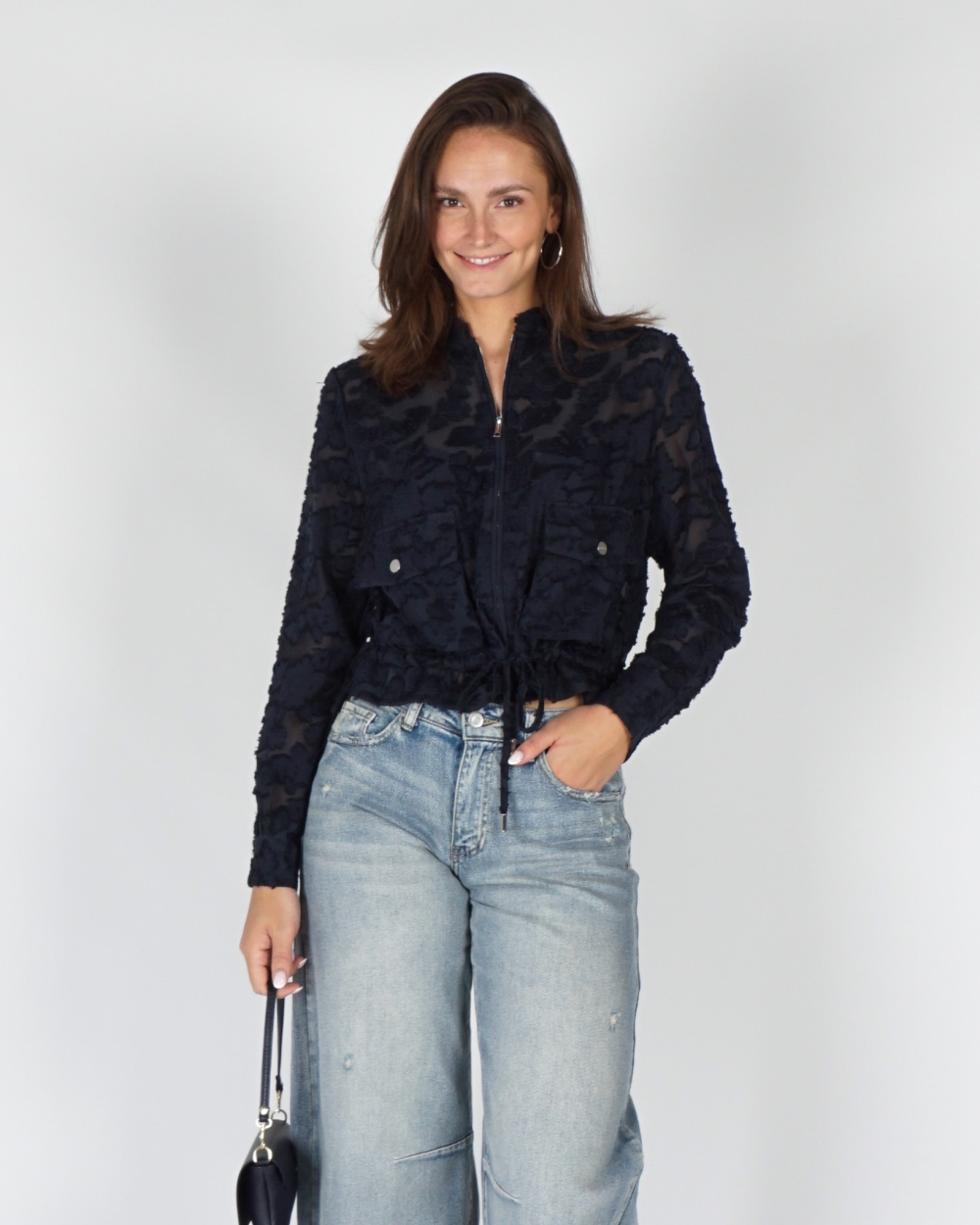 VEST PRIORI DONKERBLAUW