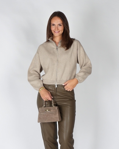 YAYA 01-010171-608 PURE CASHMERE GREY MELANGE