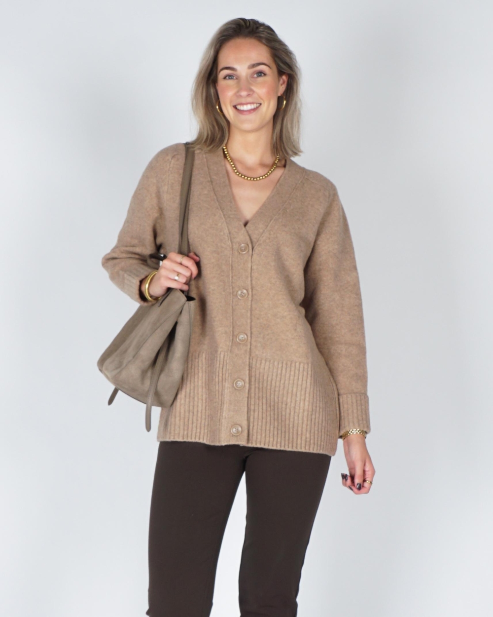 YAYA 01-010178-610 DARK BEIGE MELANGE