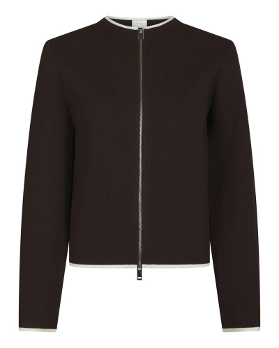 Neo Noir TWO-WAY ZIP VEST QUIANA Bruin