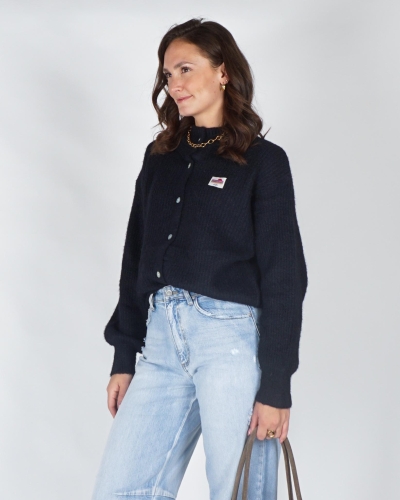 Gossip GEBREID VESTJE BELLE Blauw