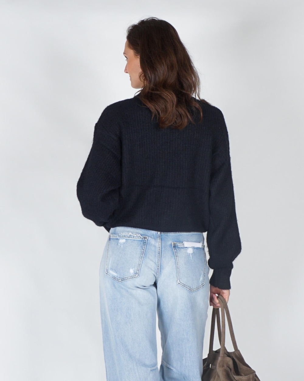Gossip GEBREID VESTJE BELLE Blauw