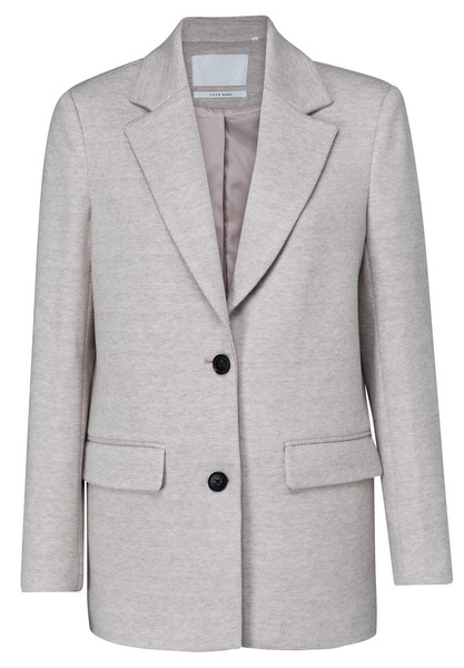 Zachte gestructureerde blazer