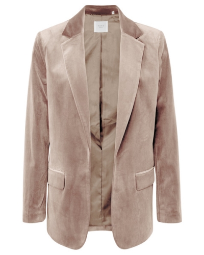 Blazer met zachte stof
