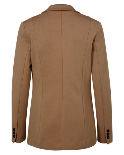 JERSEY SCUBA BLAZER ZAND