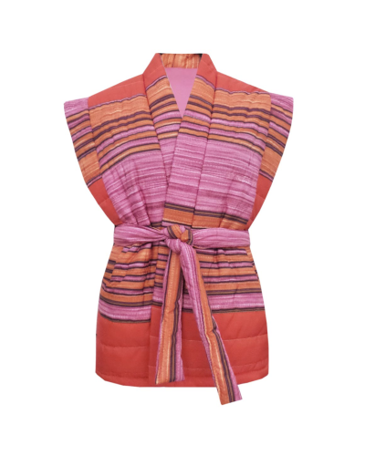 ABBY GILET ROZE