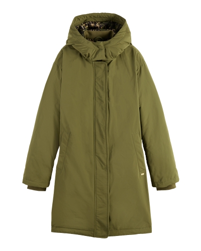 Scotch & Soda WATERAFSTOTENDE PARKA GROEN