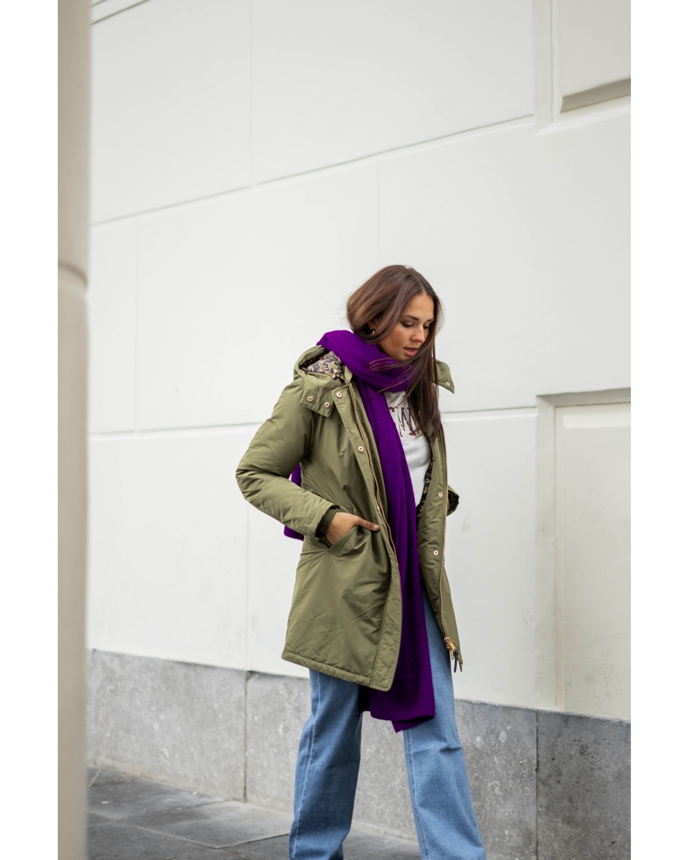 WATERAFSTOTENDE PARKA GROEN