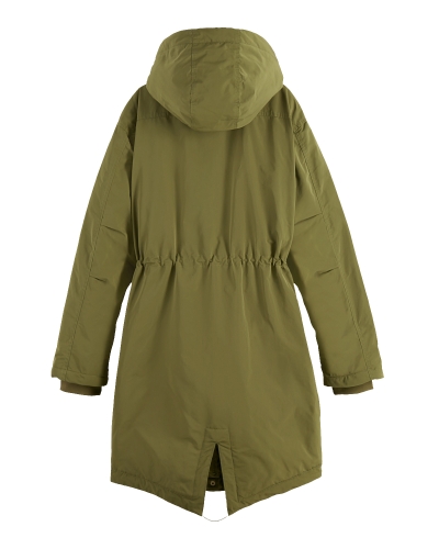 WATERAFSTOTENDE PARKA GROEN