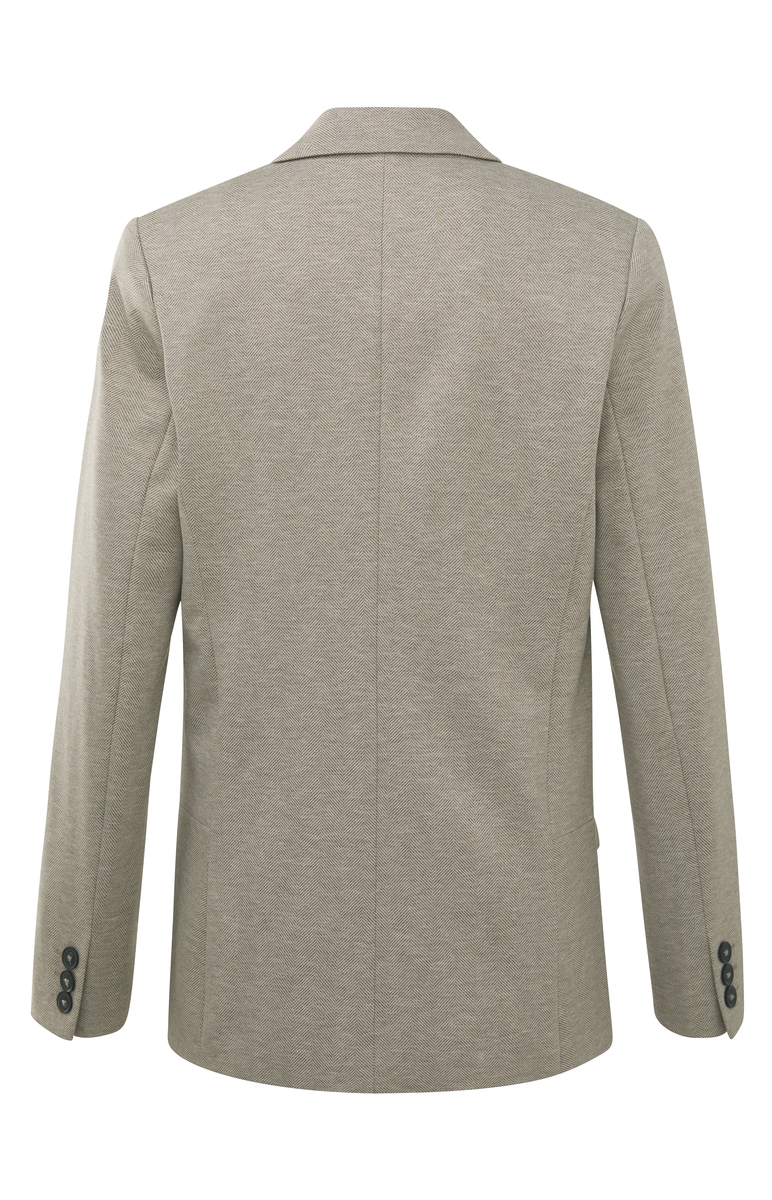 SOFT HERRINGBONE BLAZER BEIGE