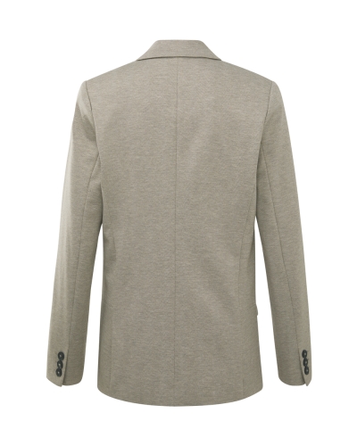 SOFT HERRINGBONE BLAZER BEIGE