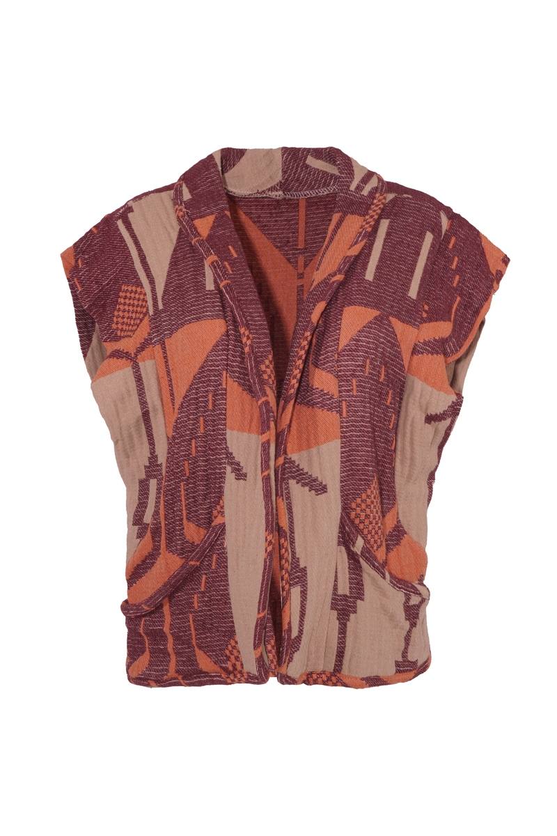 GILET FIEP ORANJE BEIGE
