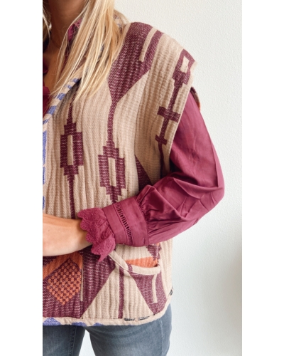 Gossip GILET FIEP ORANJE BEIGE