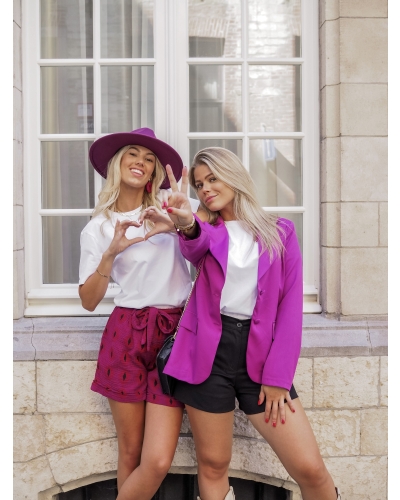 Gossip OVERSIZED BLAZER MAGENTA