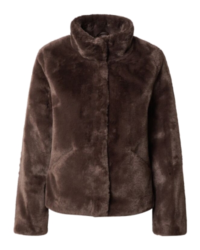 Only VIDA FAUX FUR JACKET BRUIN