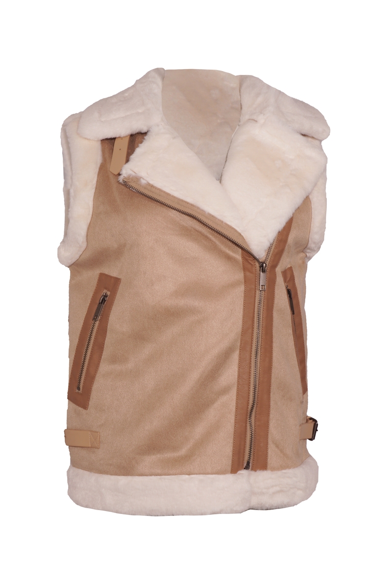 LAMMY GILET BRUIN