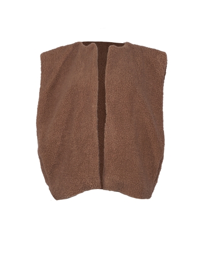 Gossip TEDDY GILET BRUIN