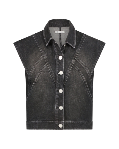 Nukus Nukus Blazers & gilets GILET LIBBY Zwart
