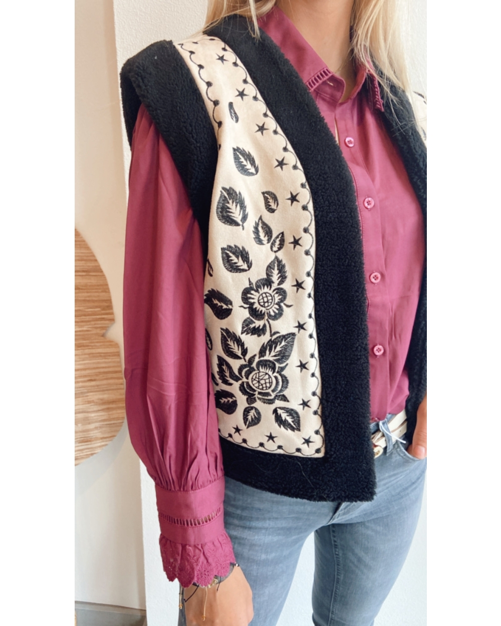 Ambika GILET SUZY Ecru