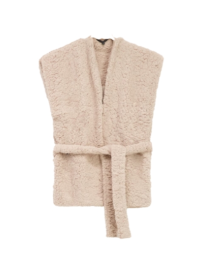 My Jewellery TEDDY GILET MET CEINTUUR 
