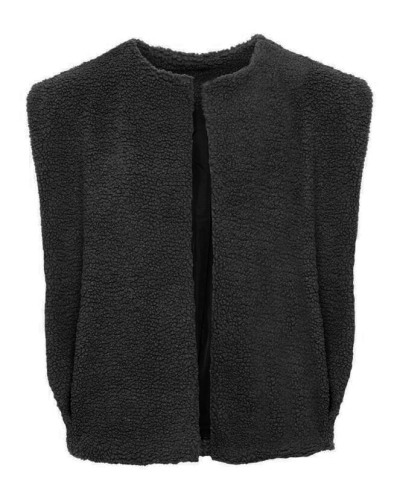Gossip YUNA TEDDY GILET ZWART