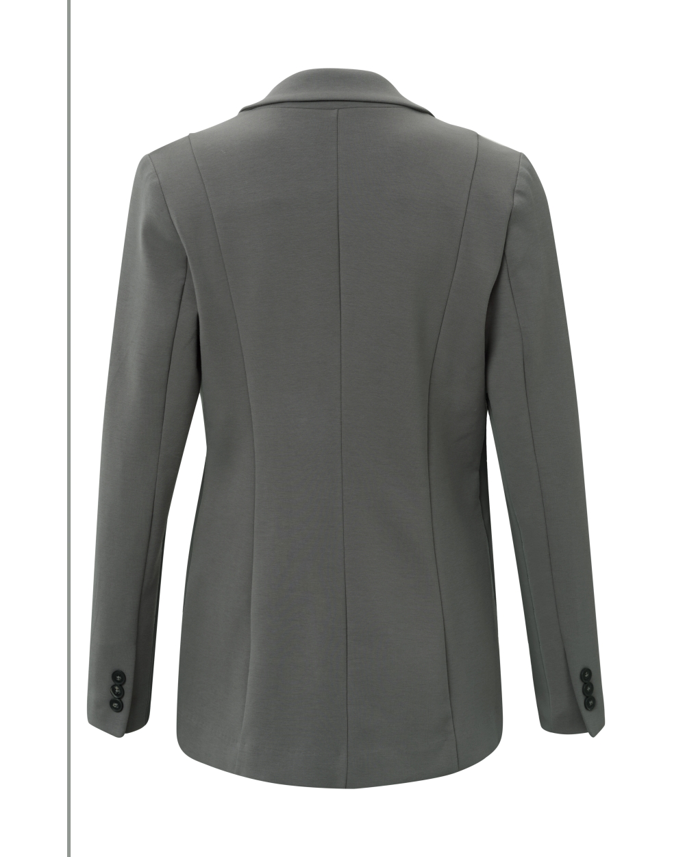 YAYA SCUBA BLAZER DONKERGRIJS