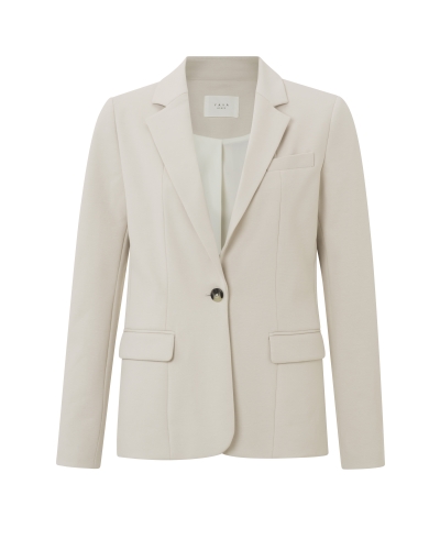 YAYA BLAZER MET LANGE MOUWEN EN KNOPEN IN NAUWSLUITENDE PASVORM