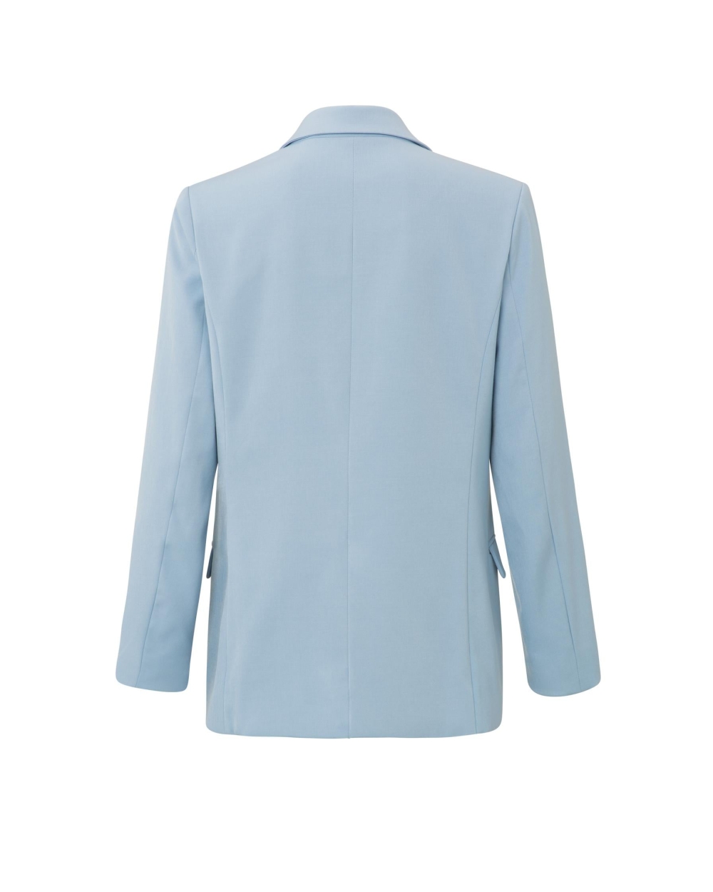 FAUX DOUBLE BREASTED BLAZER BLAUW