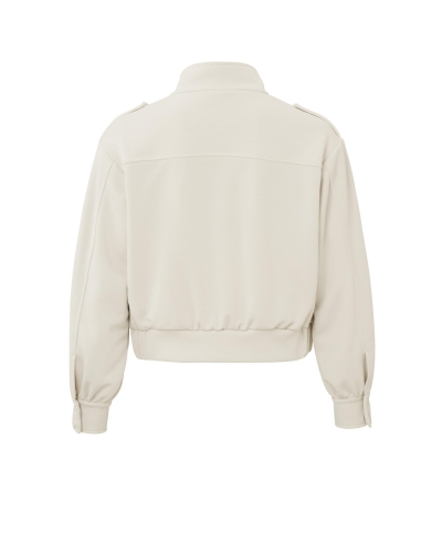 JERSEY JACKET ECRU