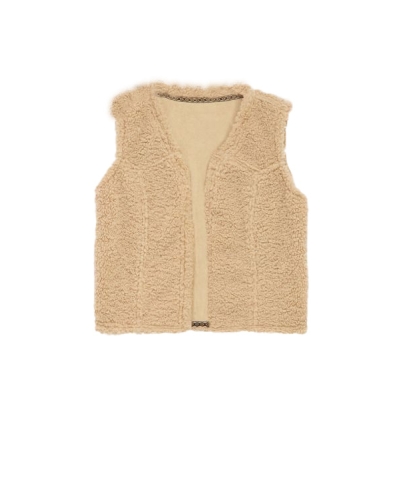 My Jewellery LAMMY GILET WITH TAPES BEIGE