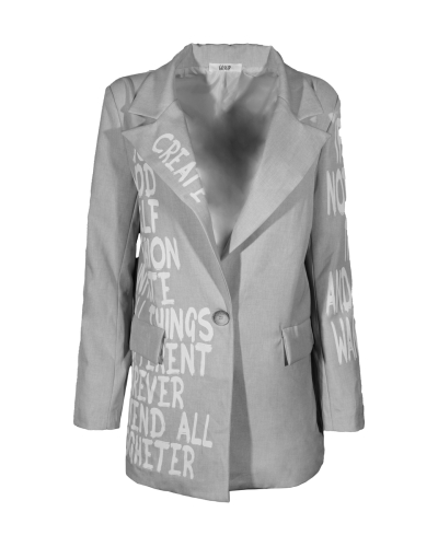 Gossip STATEMENT BLAZER LICHT GRIJS
