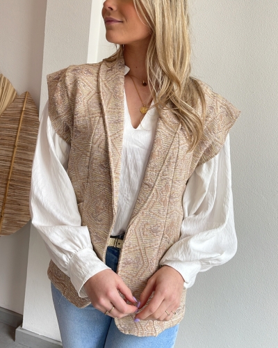 Gossip QUINTY GILET BEIGE