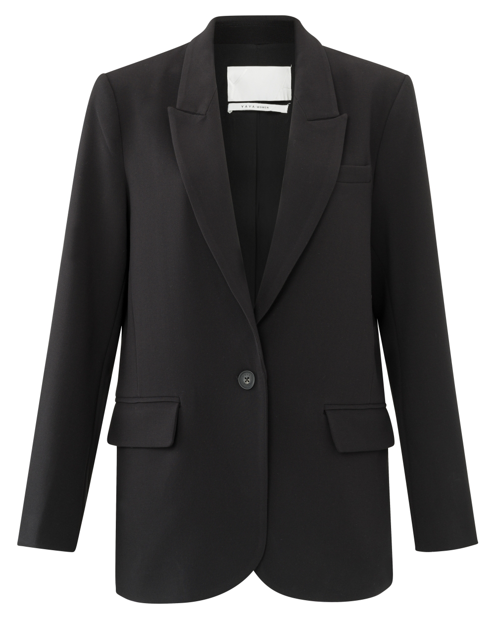 GEWEVEN OVERSIZED BLAZER ZWART
