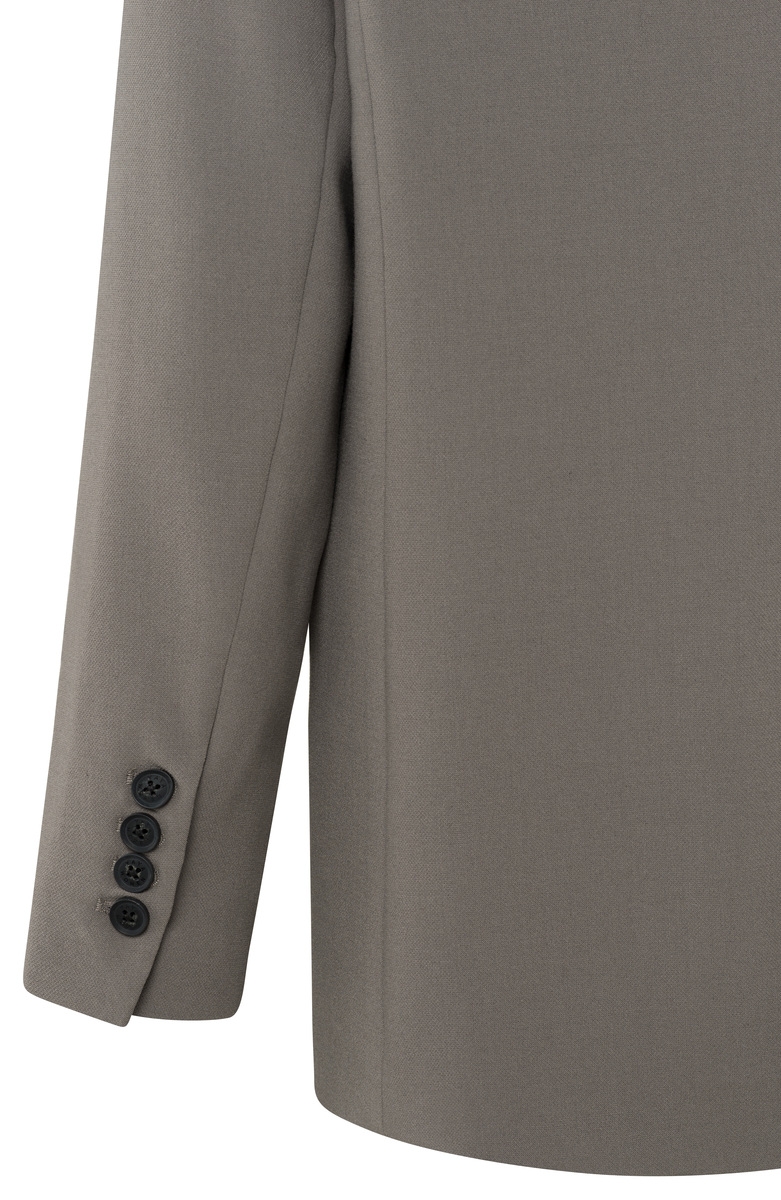 GEWEVEN OVERSIZED BLAZER GRIJS