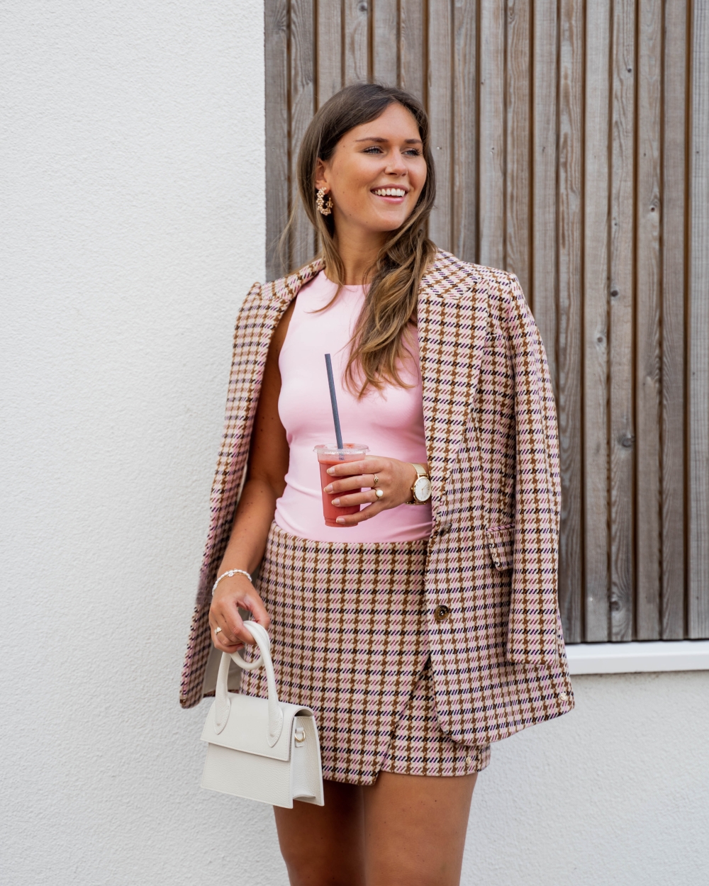 OVERSIZED BLAZER MARLOT BRUIN