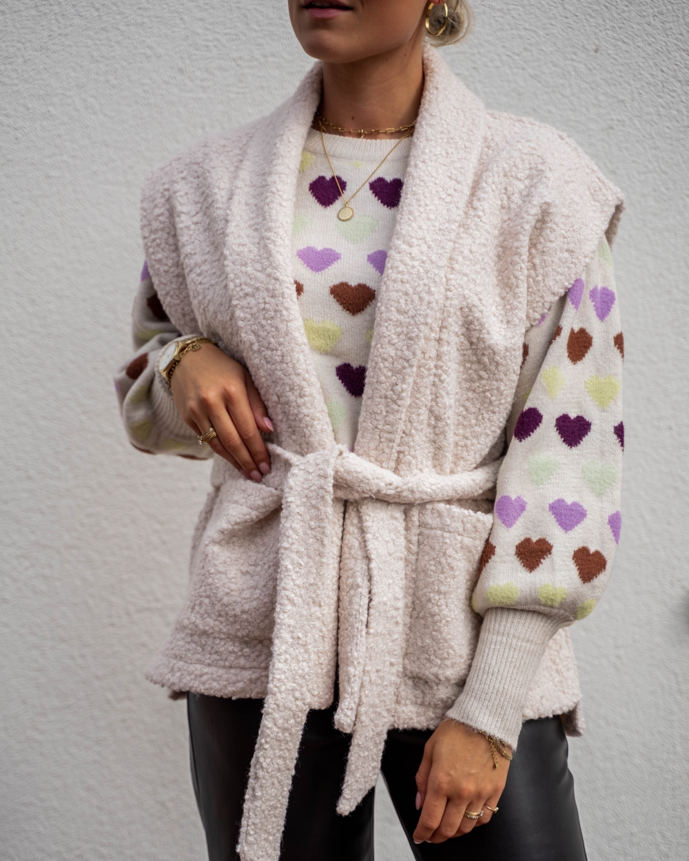 DOLLY GILET ECRU