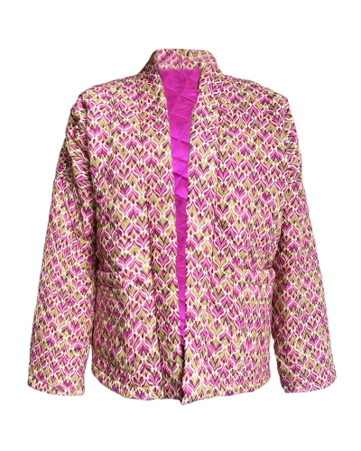 NADIA PRINT JASJE FUCHSIA GROEN