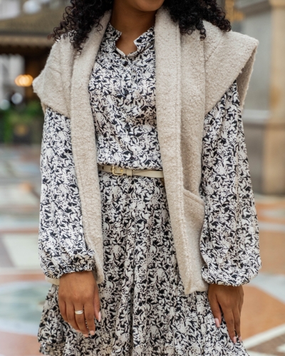 TEDDY GILET MAXIE BEIGE