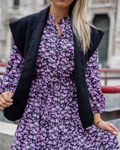 TEDDY GILET MAXIE ZWART