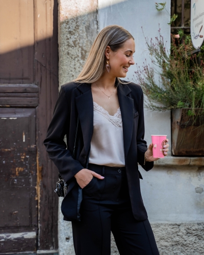 BLAZER ANNA ZWART