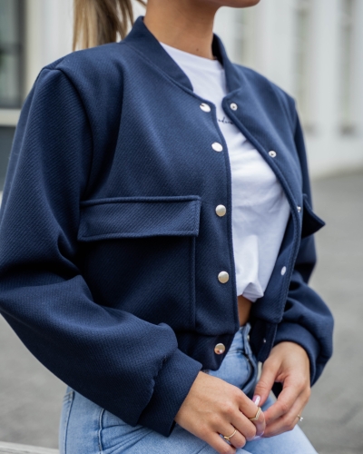 BOMBERJAS RIB JULIE BLAUW