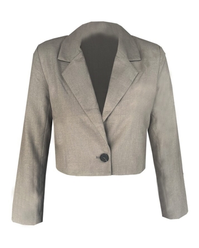 Gossip CROPPED BLAZER ISA TAUPE