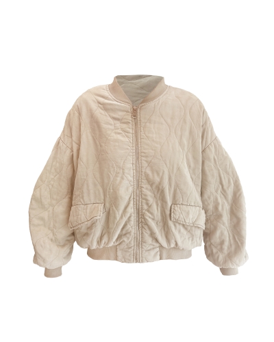 PADDED BOMBERJACK BEIGE
