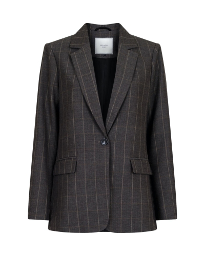Neo Noir BLAZER JARMON DONKERGRIJS