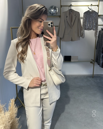 Only ELLY LIFE BLAZER ECRU