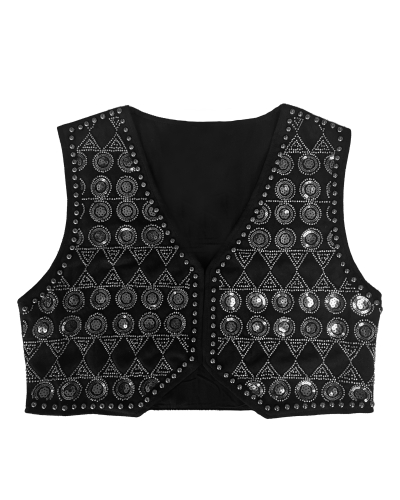 Gossip GILET VIVA ZWART