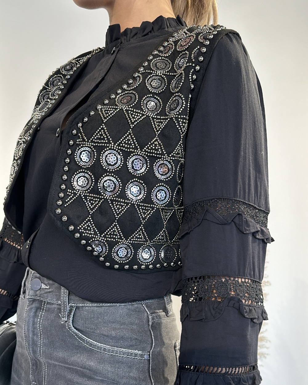 GILET VIVA ZWART