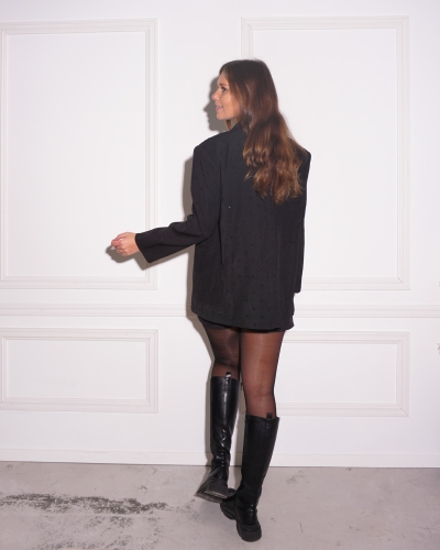 DIAMOND BLAZER ZWART