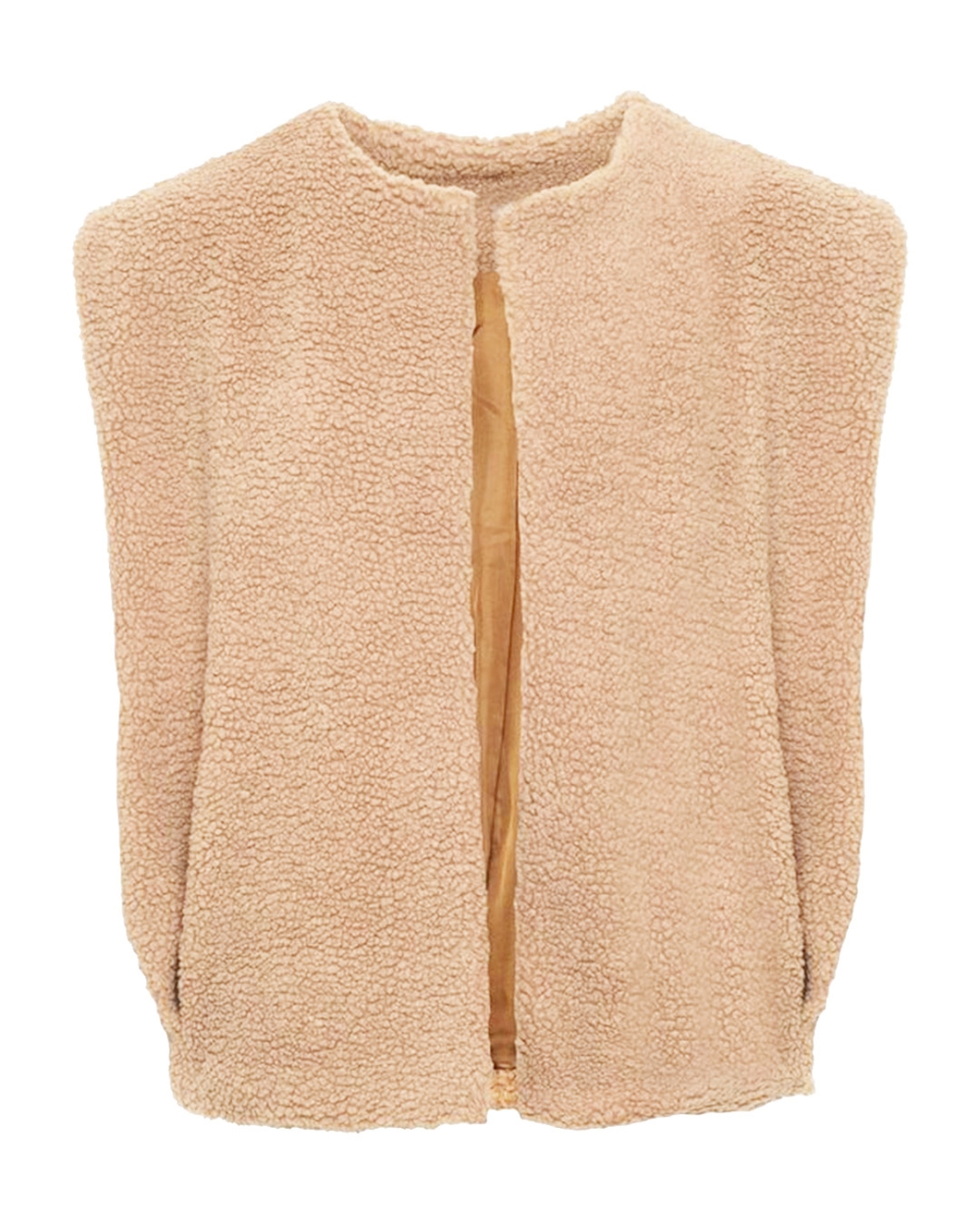 YUNA TEDDY GILET BEIGE